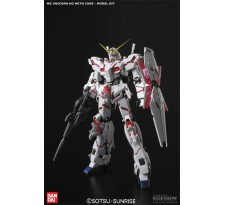 Mobile Suit Gundam Unicorn Model Kit Master Grade Unicorn HD with Cage 23 cm